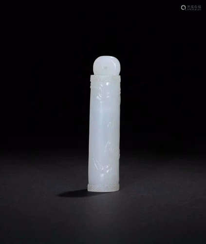 A HETIAN JADE TUBE