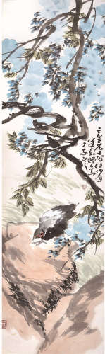 姚舜熙 （b.1961) 花鸟 设色纸本 立轴