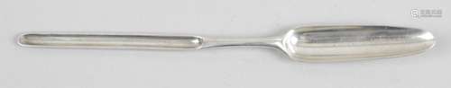 A provincial silver marrow scoop,