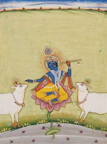 Krishna Venugopala \nPigments polychromes et or sur...;