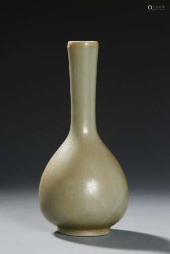 Chinese Pear Shaped Jun Type Bottle Vase
