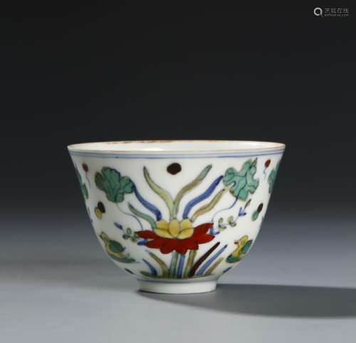 Chinese Doucai Cup