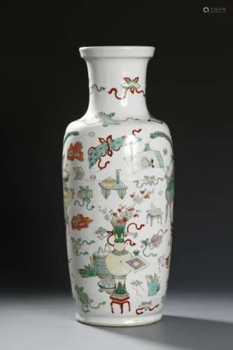 From Christie's, Chinese Kangxi Famille Verte Rouleau