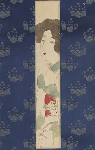 TERUKATA IKEDA (1883 1921), BIJIN SCROLL