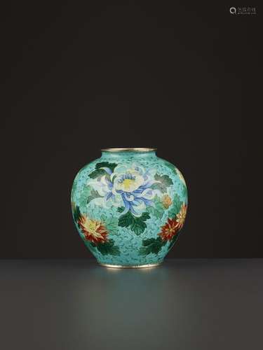 A SUPERB PLIQUE A JOUR VASE