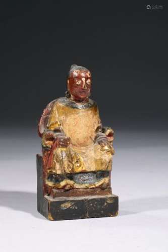 STATUETTE D’AUTEL DES ANCIENS représentant une fem…