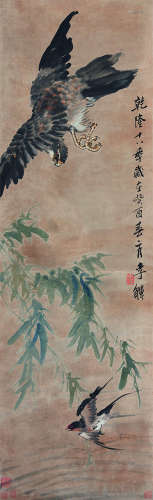 李鱓 古代 花鸟 纸本立轴
