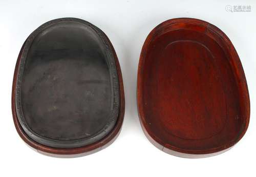 ROSEWOOD INK STONE BOX