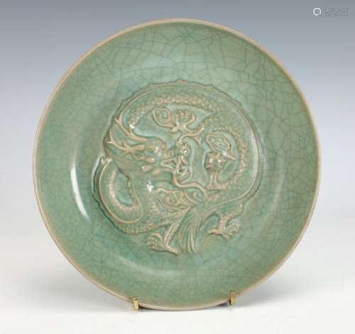 CELADON DRAGON BOWL