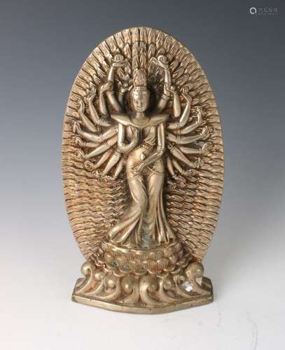 TWENTY TWO ARMED QUAN YIN STATUETTE