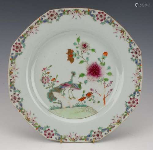 HEXAGONAL PEACOCK PLATE