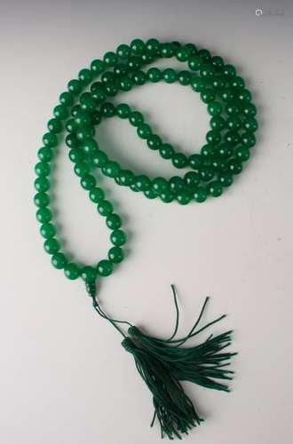 GREEN JADE MALA