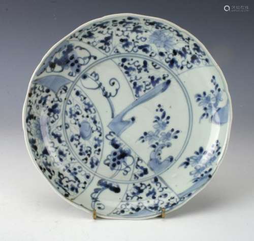 BLUE AND WHITE PLATE