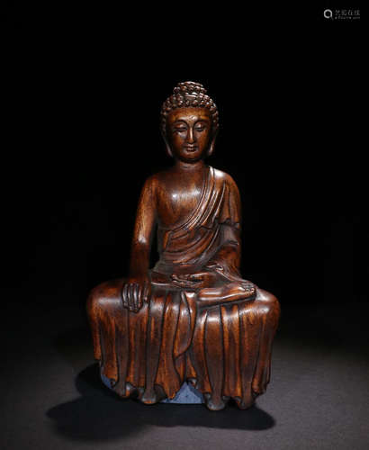 A CHENXIANG WOOD BUDDHA OF SAKYAMMUNI