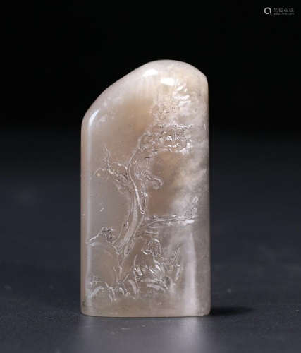 AN SHOUNSHAN DYNASTY STONE CHARACTER STORY CARVED SEAL