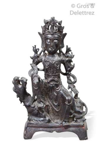 Chine, fin de la période Ming, XVIIe siècle Statue…