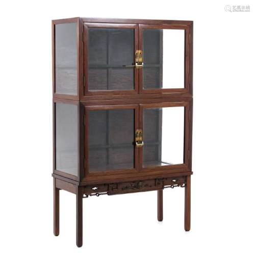 Chinese two-module display cabinet, Minguo