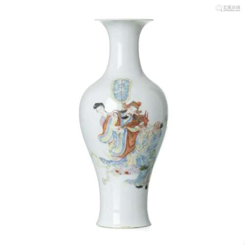 Chinese porcelain immortal vase, Minguo