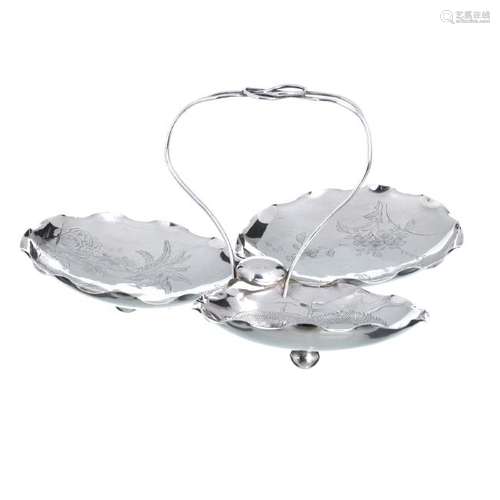 WING NAM - Chinese silver Fruit Bowl