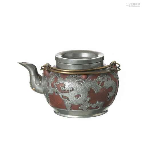 Teapot in chinese ceramic, Yixing