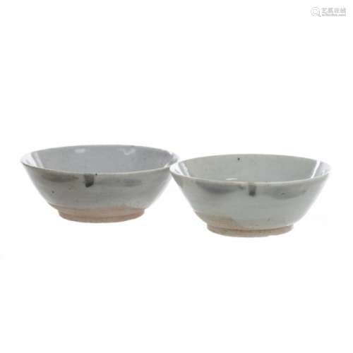 Pair of Chinese porcelain bowls, Song