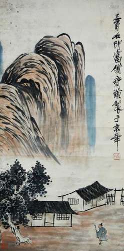 QI BAI SHI  齐白石  山居