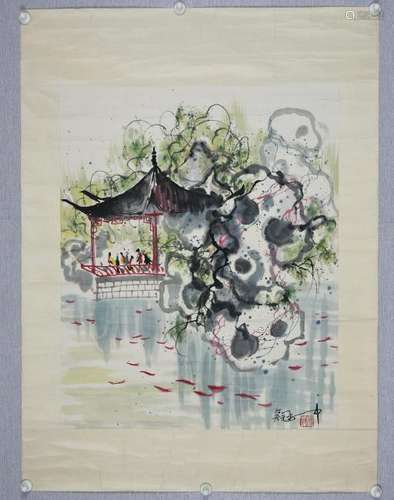 WU GUAN ZHONG  吴冠中  江