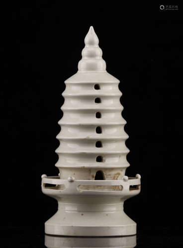 A DING WHITE GLAZE TOWER