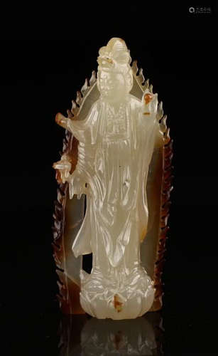 AN AMBER GUANYIN