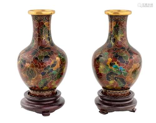 Pair of small vases