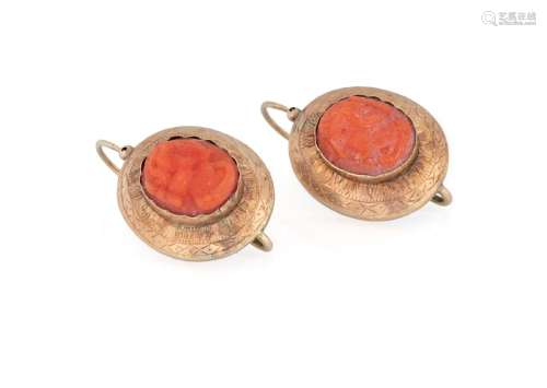ANCIENT CORAL EARRINGS