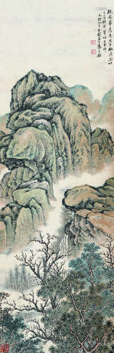张石园（1898～1959） 山水 立轴 纸本