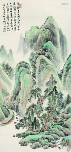 樊浩霖（1885～1962） 山水 立轴 纸本
