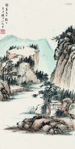 江兆申（1925～1996） 山水 镜片 纸本