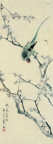 江寒汀（1903～1963） 花鸟 立轴 纸本
