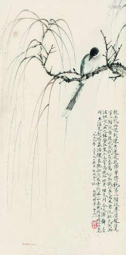 于非闇（1889～1959） 花鸟 立轴 纸本