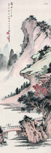吴熙曾（1904～1972） 山水 立轴 纸本