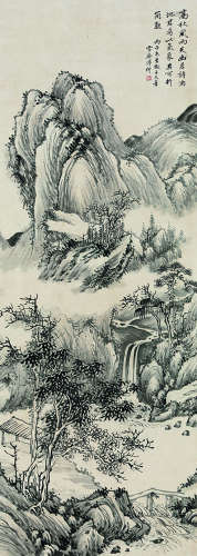 溥伒（1893～1966） 山水 立轴 纸本