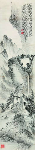 易雪泥（1893～1971） 山水 立轴 纸本