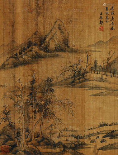 王原祁（1642～1715） 山水 镜片 纸本