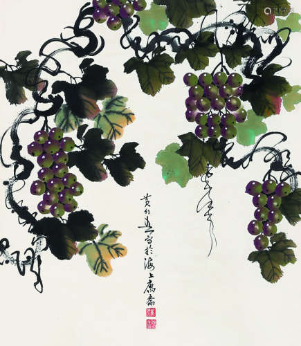 黄幻吾（1906～1985） 花卉 立轴 纸本