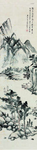顾沄（1835～1896） 山水 立轴 纸本