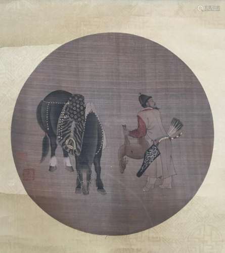 ANONYMOUS (SONG DYNASTY) COLOR ON SILK.无名