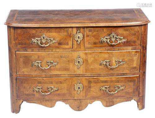 Commode Louis XIV à coins arrondis