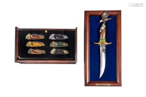 Ensemble de 6 couteaux de collection Franklin Mint
