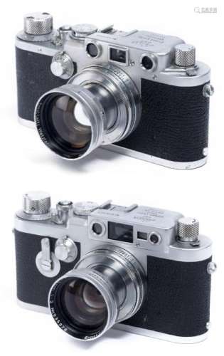 Deux appareils photos Leica III