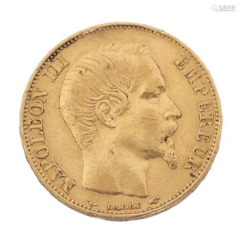 France Napoléon III (1808-1873) 20 Francs 