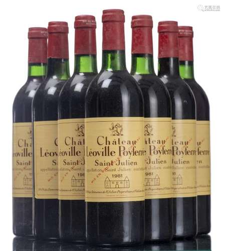 Château Léoville Poyferré 1981 8 bouteilles