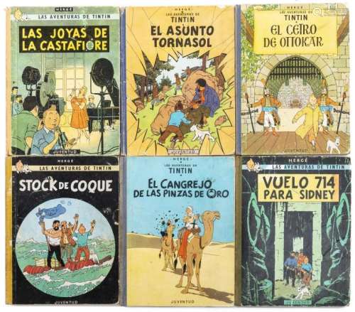 Hergé Las aventuras de Tintin 6 BD