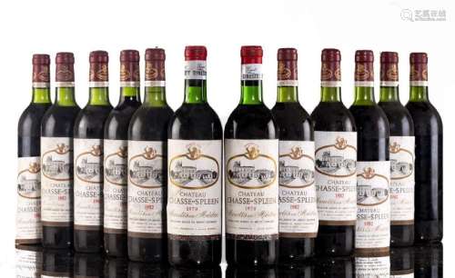 Château Chasse-Spleen 1982 & 1970 12 bouteilles